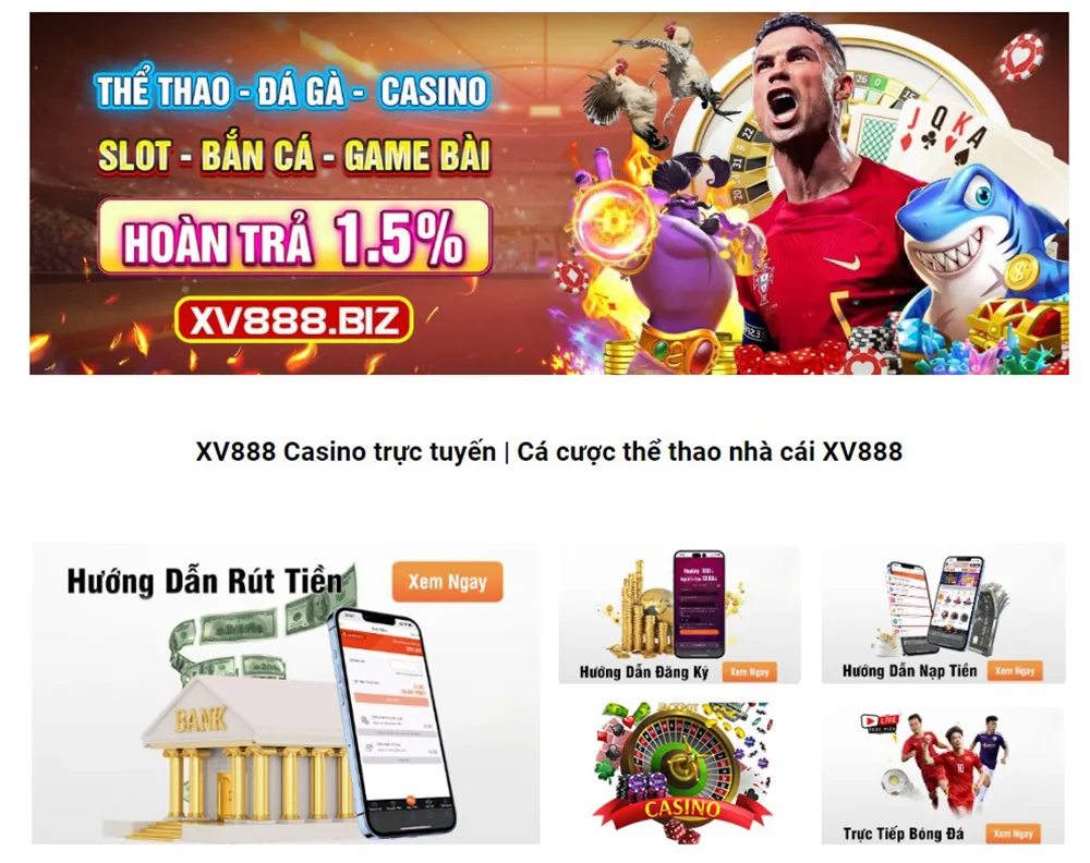 XV888 - Nhà cái XV888 - XV888 casino uy tín nhất hiện nay